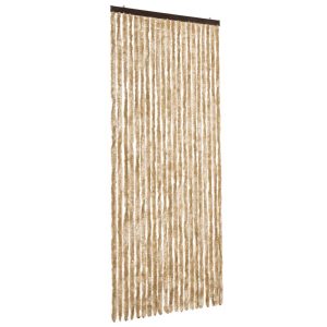 Perdea pentru insecte, bej, 90×200 cm, chenille