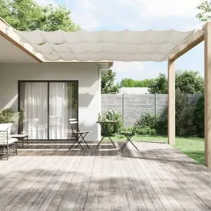 Copertină verticală, alb, 60×360 cm, țesătură Oxford
