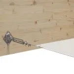 Copertină verticală, alb, 60×600 cm, țesătură Oxford