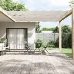 Copertină verticală, alb, 60×600 cm, țesătură Oxford