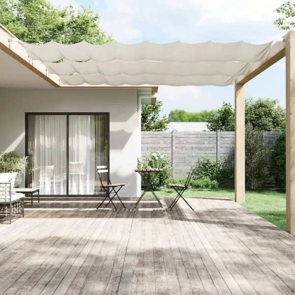 Copertină verticală, alb, 100×360 cm, țesătură Oxford