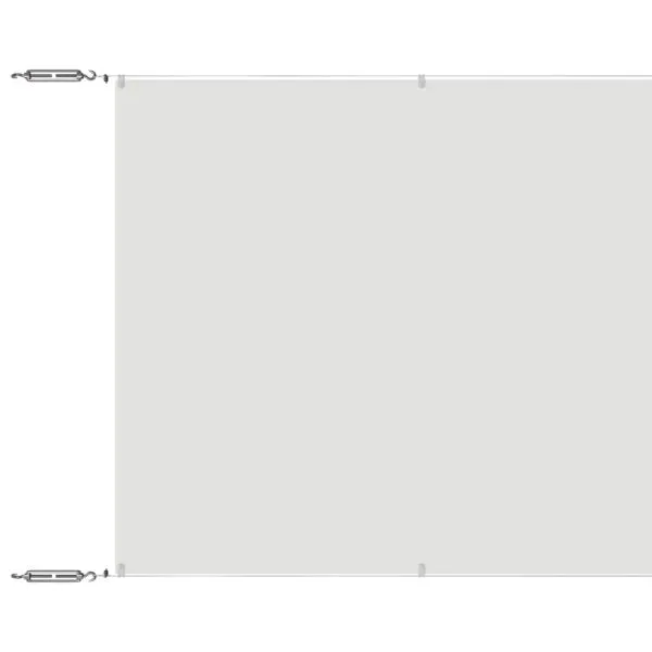 Copertină verticală, alb, 100×1200 cm, țesătură Oxford