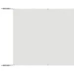 Copertină verticală, alb, 180×800 cm, țesătură Oxford