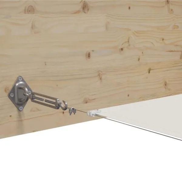 Copertină verticală, alb, 180×1200 cm, țesătură Oxford