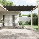 Copertină verticală, antracit, 60×420 cm, țesătură Oxford