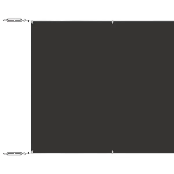 Copertină verticală, antracit, 100×800 cm, țesătură Oxford