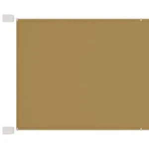Copertină verticală, bej, 100×420 cm, țesătură Oxford