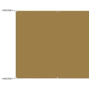 Copertină verticală, bej, 100×1000 cm, țesătură Oxford
