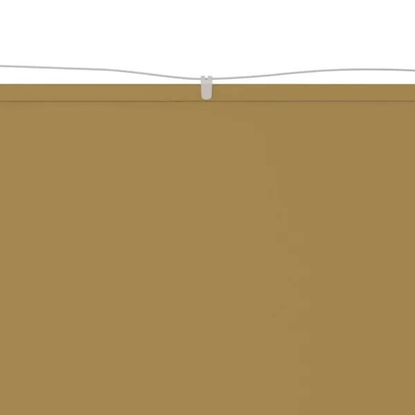Copertină verticală, bej, 140×270 cm, țesătură Oxford