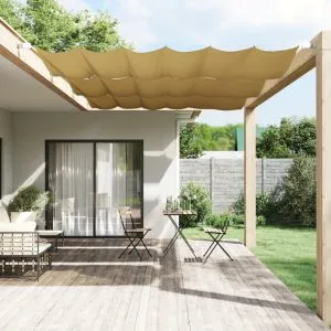 Copertină verticală, bej, 180×270 cm, țesătură Oxford
