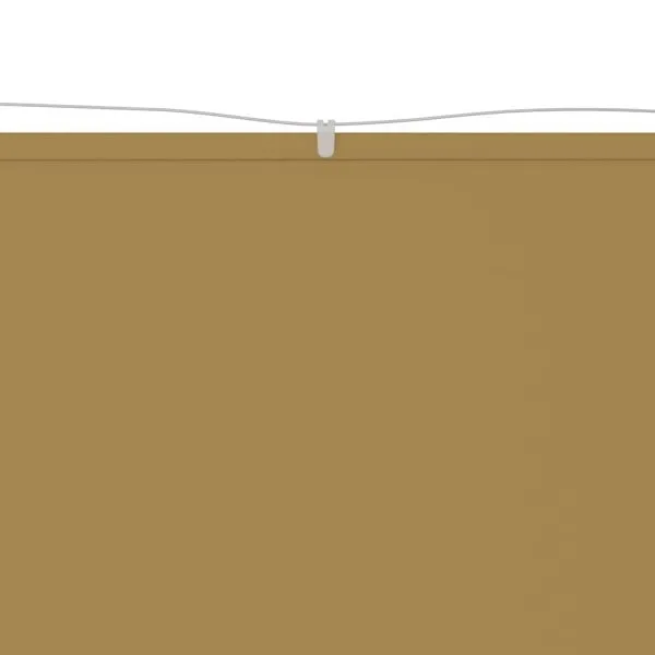 Copertină verticală, bej, 180×800 cm, țesătură Oxford