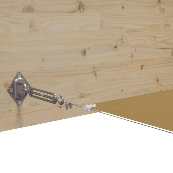 Copertină verticală, bej, 180×800 cm, țesătură Oxford