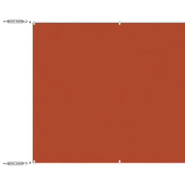 Copertină verticală, teracotă, 60×800 cm, țesătură Oxford