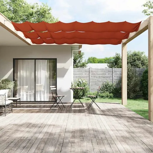 Copertină verticală, teracotă, 60×800 cm, țesătură Oxford