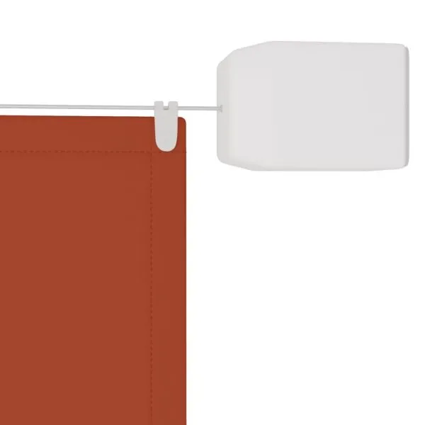 Copertină verticală, teracotă, 100×420 cm, țesătură Oxford
