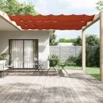 Copertină verticală, teracotă, 100×420 cm, țesătură Oxford