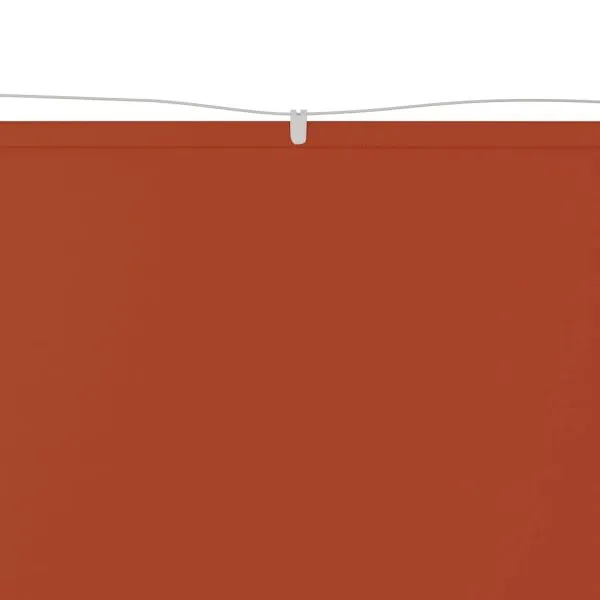 Copertină verticală, teracotă, 100×800 cm, țesătură Oxford