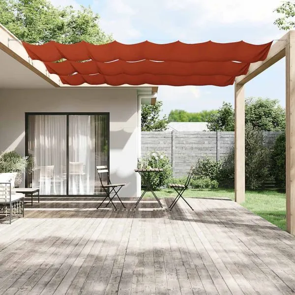 Copertină verticală, teracotă, 100×800 cm, țesătură Oxford