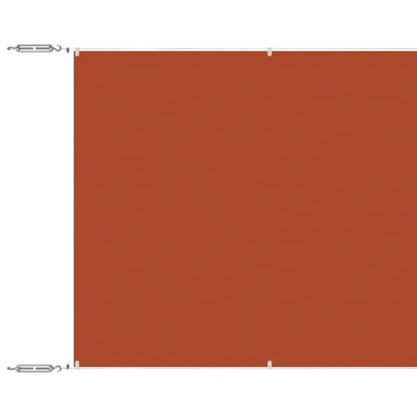 Copertină verticală, teracotă, 100×1200 cm, țesătură Oxford