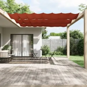 Copertină verticală, teracotă, 140×420 cm, țesătură Oxford