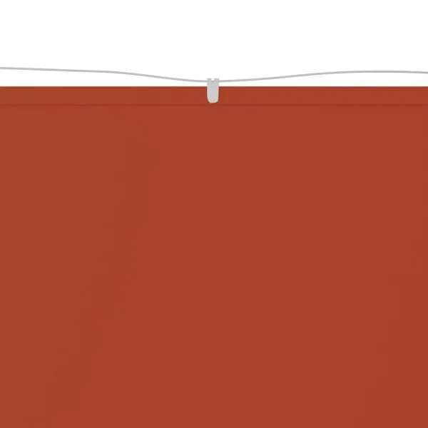 Copertină verticală, teracotă, 180×420 cm, țesătură Oxford