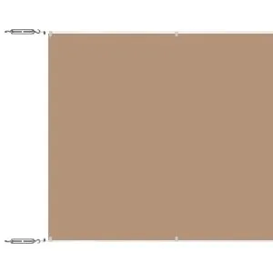 Copertină verticală, gri taupe, 100×1000 cm, țesătură oxford