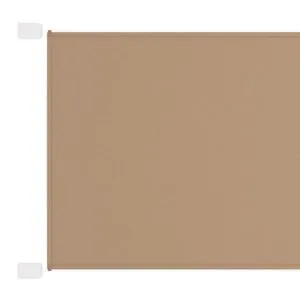 Copertină verticală, gri taupe, 140×420 cm, țesătură oxford