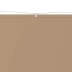 Copertină verticală, gri taupe, 140×420 cm, țesătură oxford