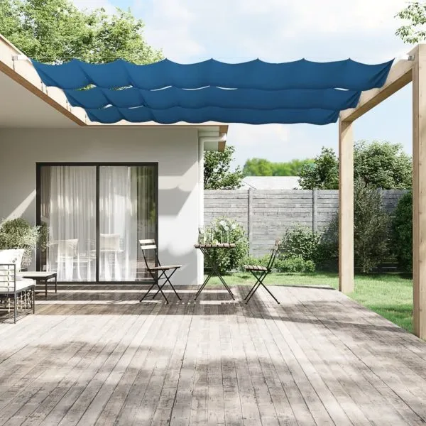 Copertină verticală, albastru, 100×420 cm, țesătură oxford