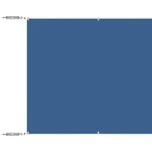 Copertină verticală, albastru, 100×600 cm, țesătură oxford