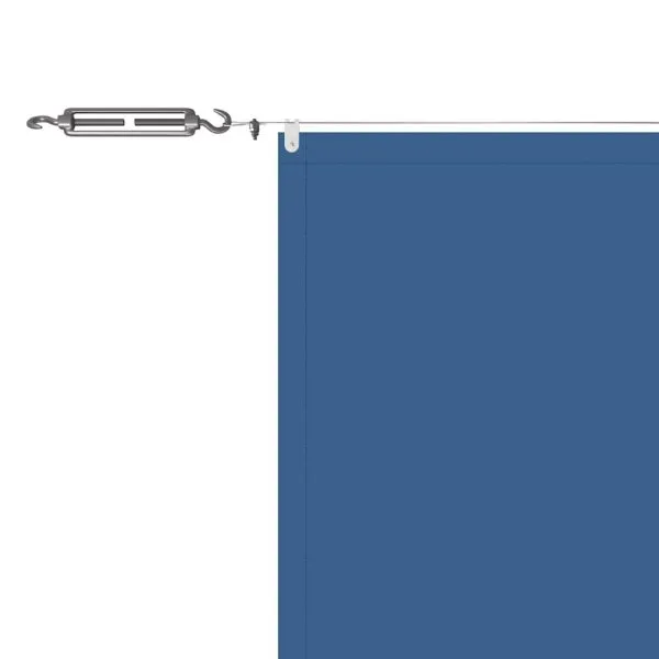 Copertină verticală, albastru, 100×600 cm, țesătură oxford