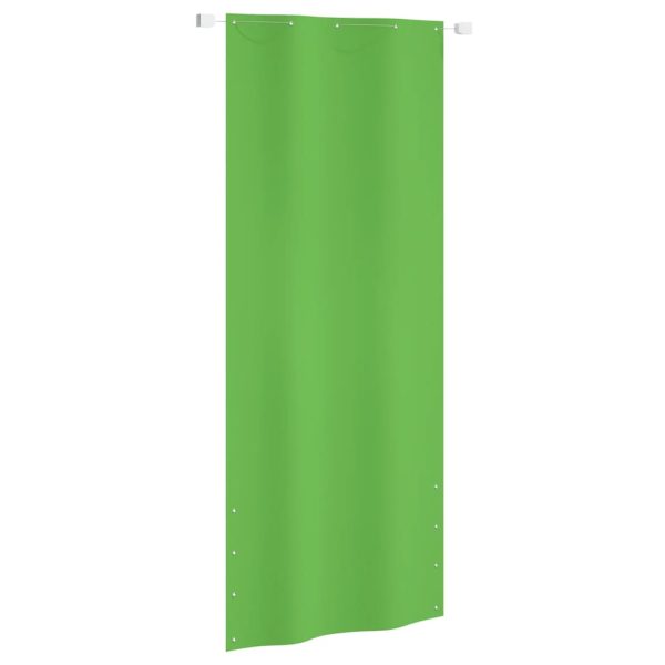 Paravan de balcon, verde deschis, 100×240 cm, țesătură oxford