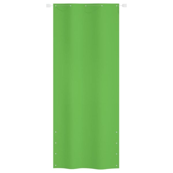 Paravan de balcon, verde deschis, 100×240 cm, țesătură oxford