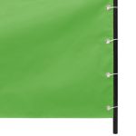 Paravan de balcon, verde deschis, 140×240 cm, țesătură oxford