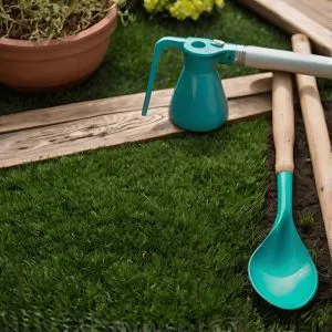 Gazon artificial 1 x 5 m/20 mm, verde