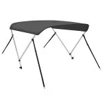 Parasolar barcă Bimini cu 2 arcuri, antracit, 150x120x110 cm