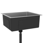 Chiuvetă de bucătărie lucrată manual, oțel inoxidabil