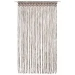 Perdea macrame, gri taupe,140 x 240 cm, bumbac