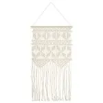 Cuier de perete macrame, 40×80, bumbac
