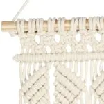 Cuier de perete macrame, 40×80, bumbac