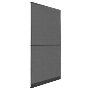 Plasă insecte cu balamale pentru uși, antracit, 100 x 215 cm