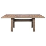 Set mobilier de exterior cu perne, 9 piese, maro, poliratan