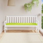 Pernă bancă de grădină verde aprins 180x50x7 cm material oxford