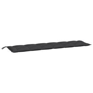Pernă bancă de grădină, negru, 200x50x7 cm, material oxford