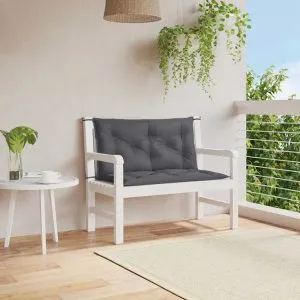 Pernă bancă de grădină antracit 100x(50+50)x7 cm textil oxford