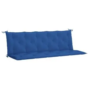 Pernă bancă de grădină albastru 180x(50+50)x7cm material oxford