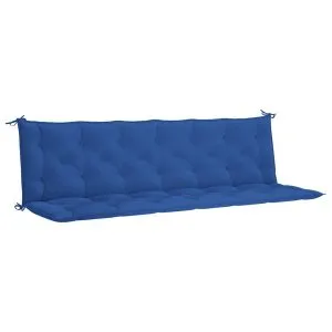 Pernă bancă de grădină albastru 200x(50+50)x7cm material oxford