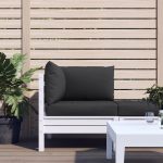 Perne de canapea din paleți, 3 buc., negru, material textil