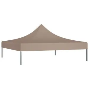 Acoperiș pentru cort de petrecere, gri taupe, 3×3 m, 270 g/m²