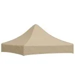 Acoperiș pentru cort de petrecere, bej, 2 x 2 m, 270 g/m²